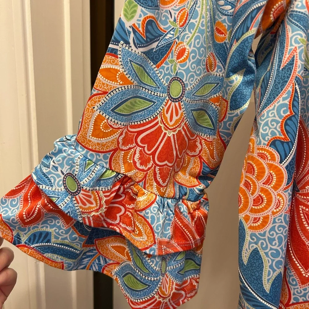 Ruby Rd. Floral Blouse - Picture 4 of 4